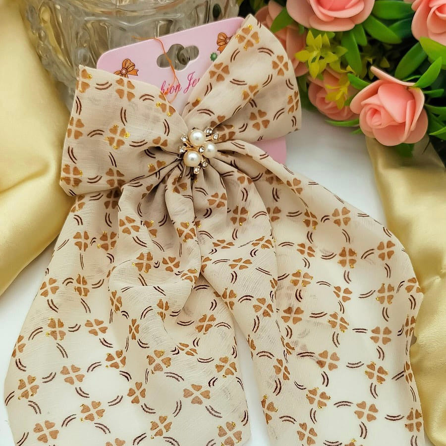 Bow Hair Clip, Scarf Bow Hair French, Elegant Long Tail Hair Barrettes, Non Slip Hair Decorations For Women Girls, Fresh Floral Hairpin, Bowknot Hair Duckbill Clip Accessories Bow Hair Clip, Scarf Bow Hair French, Elegant Long Tail Hair Barrettes, Non Slip Hair Decorations For Women Girls, Fresh Floral Hairpin, Bowknot Hair Duckbill Clip Accessories
